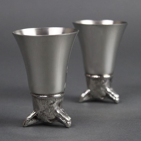 Pewter Measure Cup - Fox Jigger