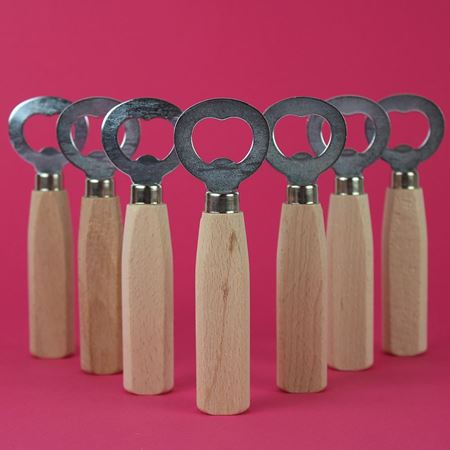 Wooden Handled Bottle Opener