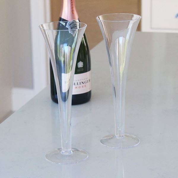 Trumpet Champagne Flutes 