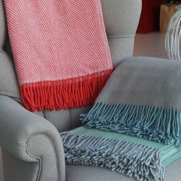 Devon Herringbone Throw