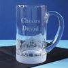 Personalised tankard - rugby