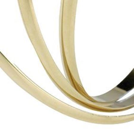 9ct Gold triple Rolling Bangle