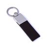 Smooth purple leather key ring