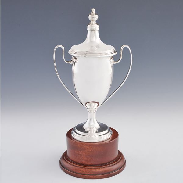 The 'Charles' Mini Neoclassical style Sterling SiIver Antique Trophy 