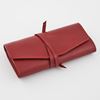 Red Leather Jewellery Roll