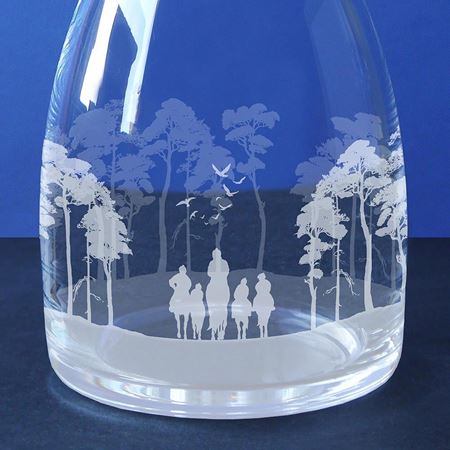 Racing Welfare Teardrop Decanter