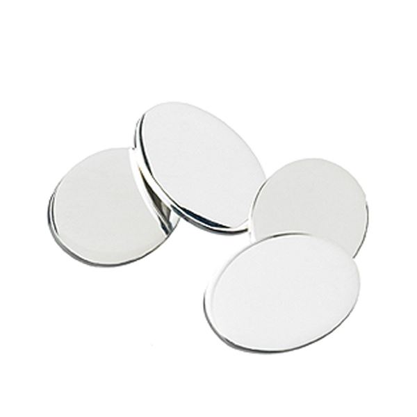 Oval cufflinks