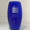 Etched Cobalt Callie Vase