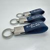 Chrome & Leather Keyring