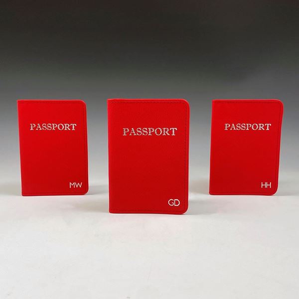 Personalised Leather Passport Holders