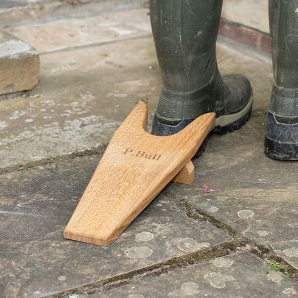 Personalised Oak Boot Jack
