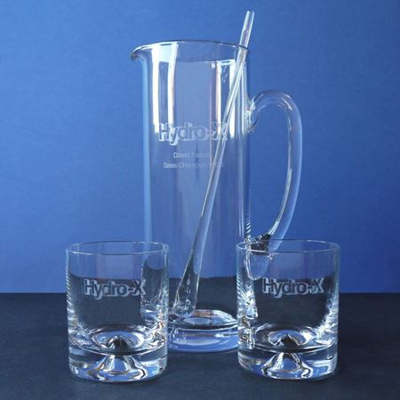 Pimms jug and tumblers