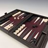 The Benson Backgammon Board - Mulberry and Cream