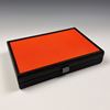 The Benson Backgammon Board - Orange and Navy - Corporate Order Example